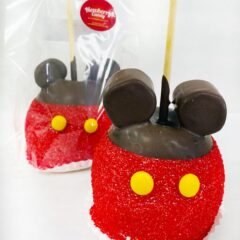 Large Caramel Apple Mickey