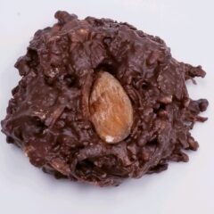 Coconut hay stack Dark chocolate with almonds