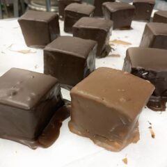 Hand Made Marshmallow dark chocolate dipped single