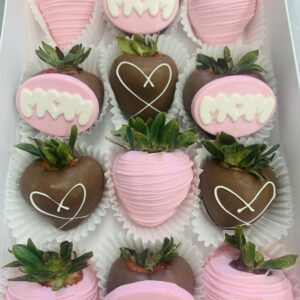 MOM dipped strawberry box assorted