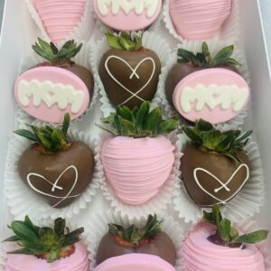 MOM dipped strawberry box assorted