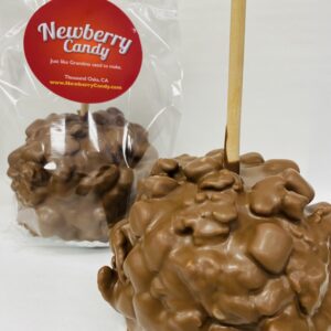 Rocky road caramel apple