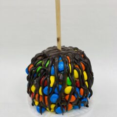 M&M caramel apple