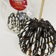 Marshmallow chocolate caramel apple