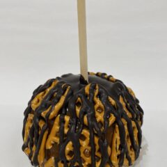 Pretzel caramel apple