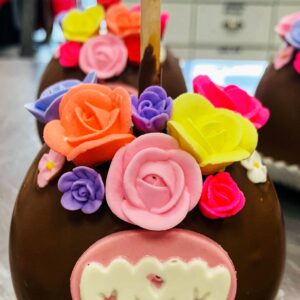 Mothers Day with flowers apple