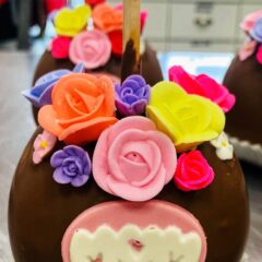 Mothers Day with flowers apple