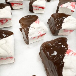 Handmade marshmallow peppermint