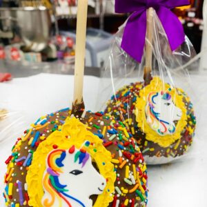 Milk Chocolate Pride Caramel Apple – Celebrate with Sweet, Bold Color
