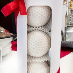 Peanut Butter Cream Chocolate Golf Balls 3pc gift box